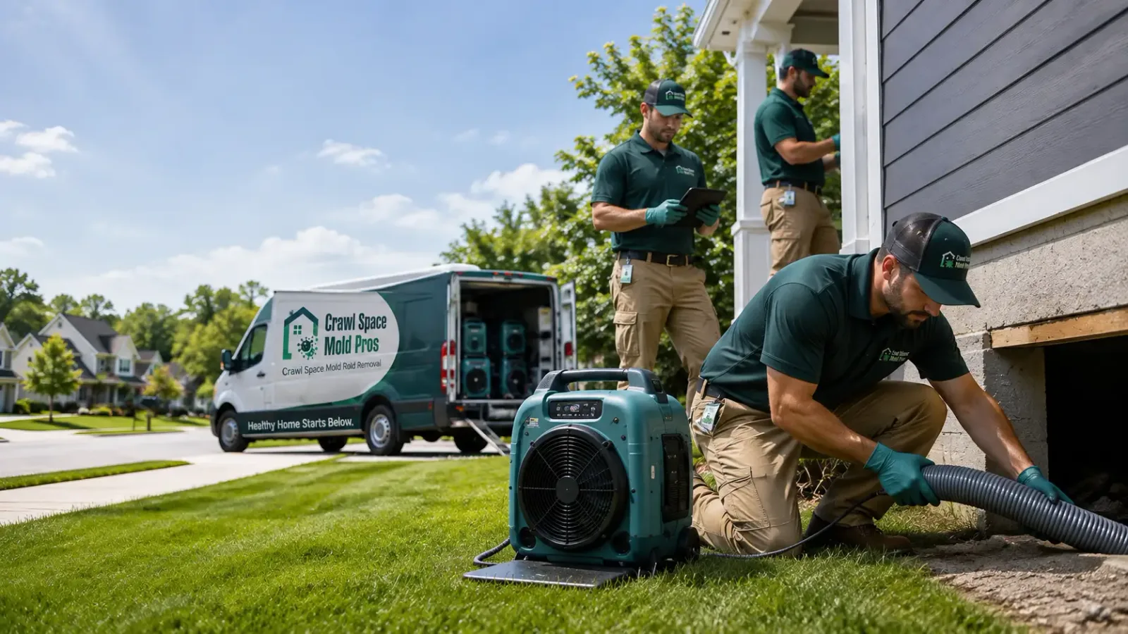Crawl Space Mold Removal in Harrison Valley, PA